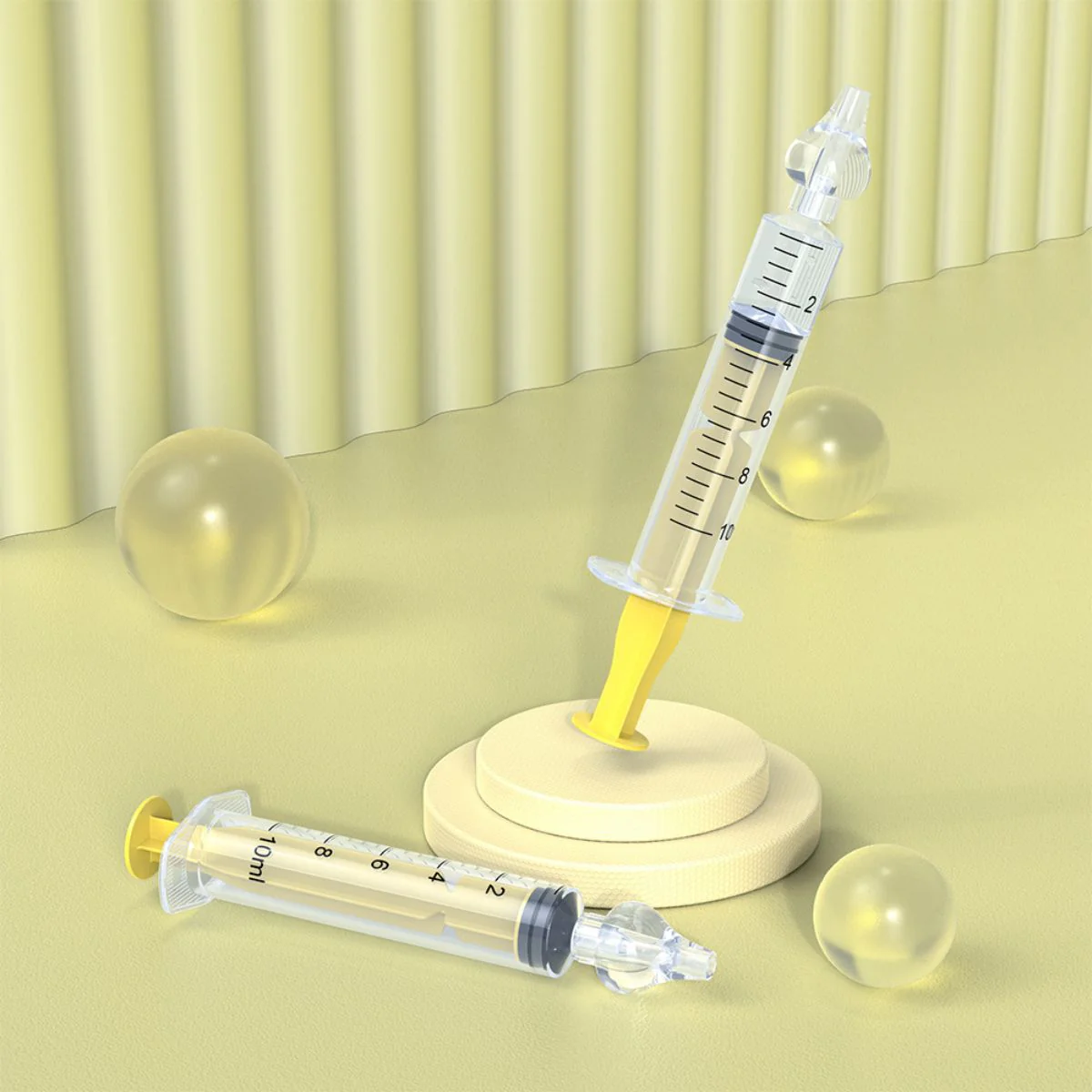Jeringa Nasal Extractora De Mocos Para Bebé. 10 Ml Jeringa Multiusos Para Medicinas Y Limpieza Nasal. (Set De 2 Piezas) - Image 2