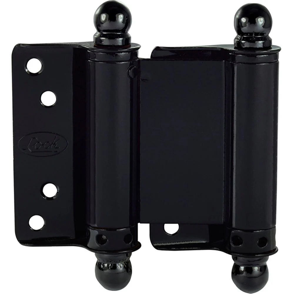 Juego 2 Bisagras Doble Acción Negro Lock - Image 2