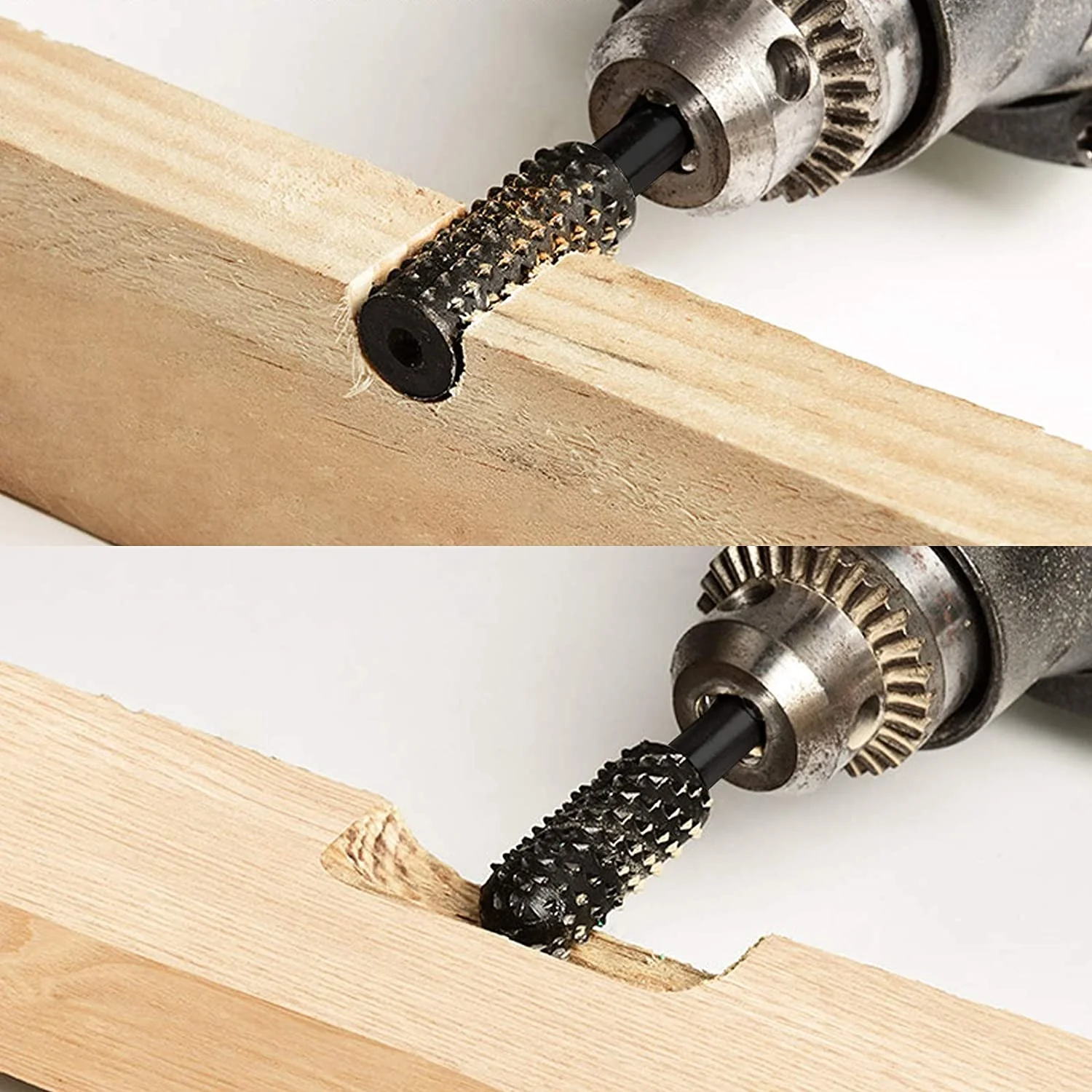 Juego 5 Fresas Limas Rotativas De Vastago 6Mm Para Motortool, Dremel O Taladro Para Madera. - Image 2