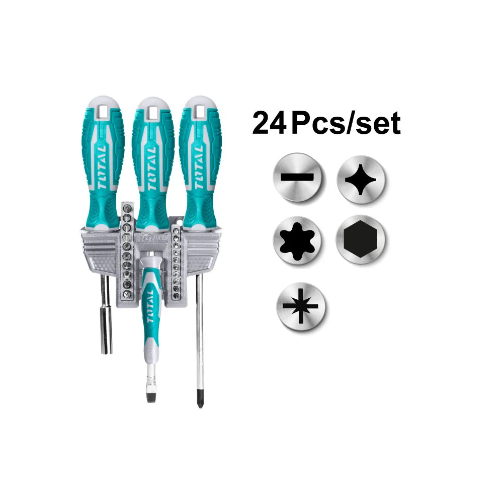 Juego De 24 Piezas De Destornilladores Y Puntas. - Image 2
