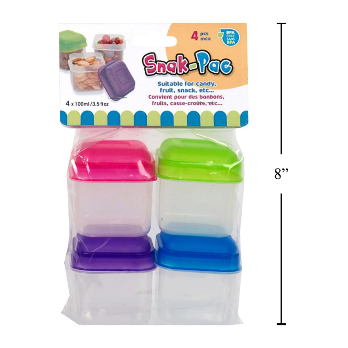 Juego De Contenedores Snak-Pac De 4 Piezas - Image 3