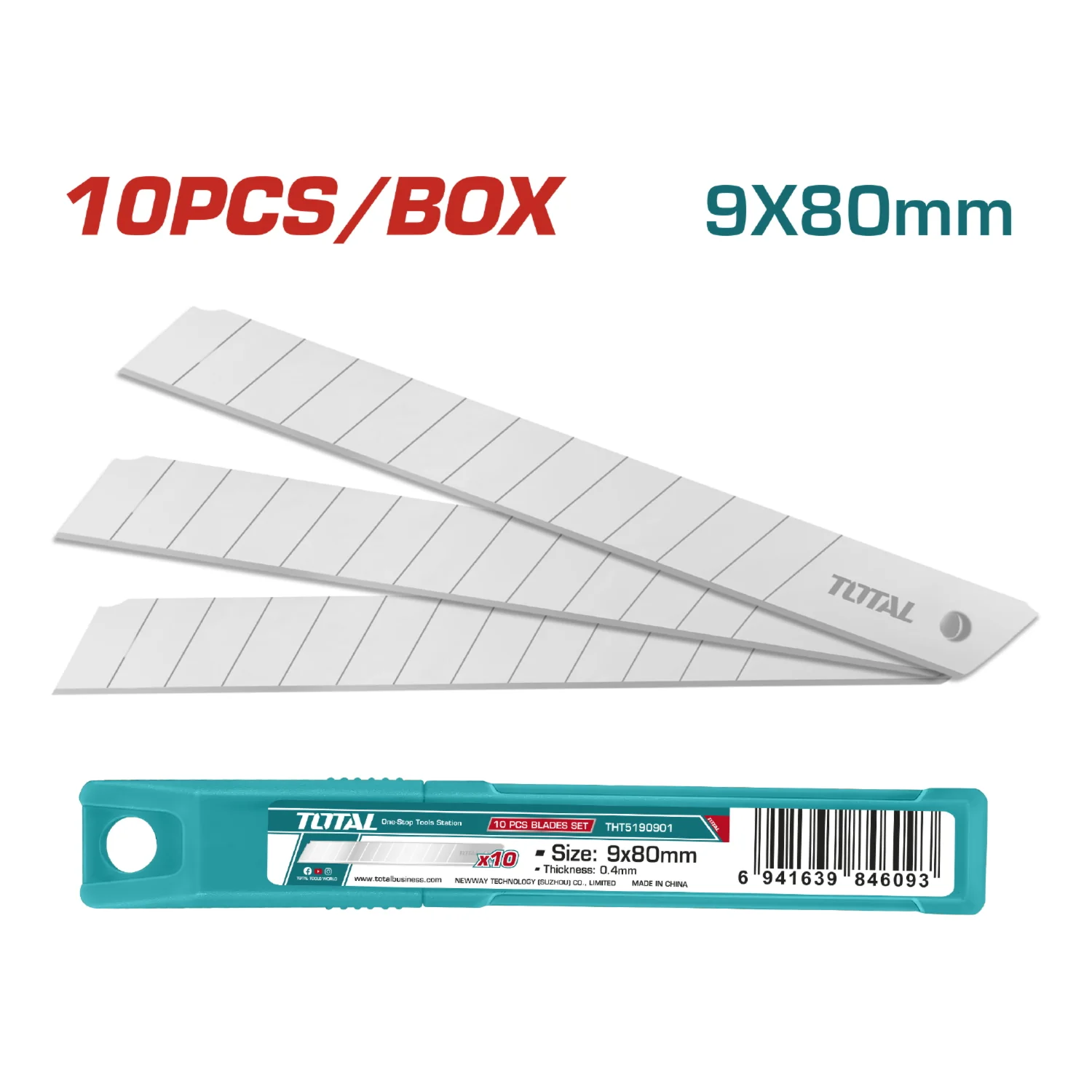 Juego De Cuchillas 10Pcs, Tamaño: 9X80MM, Para Exactos - Image 2