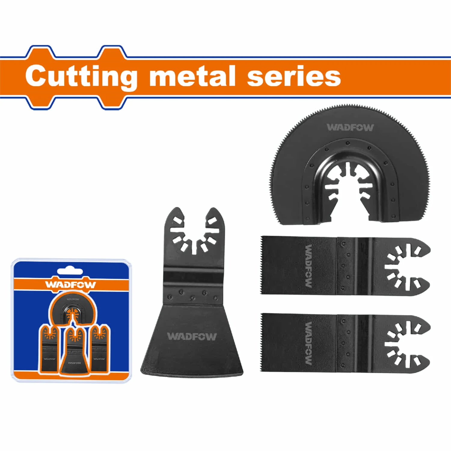 Hojas De Sierra Multifunción Para Cuchilla BIM. Cortes En Madera Y Metal. Set 4 Pzas.
