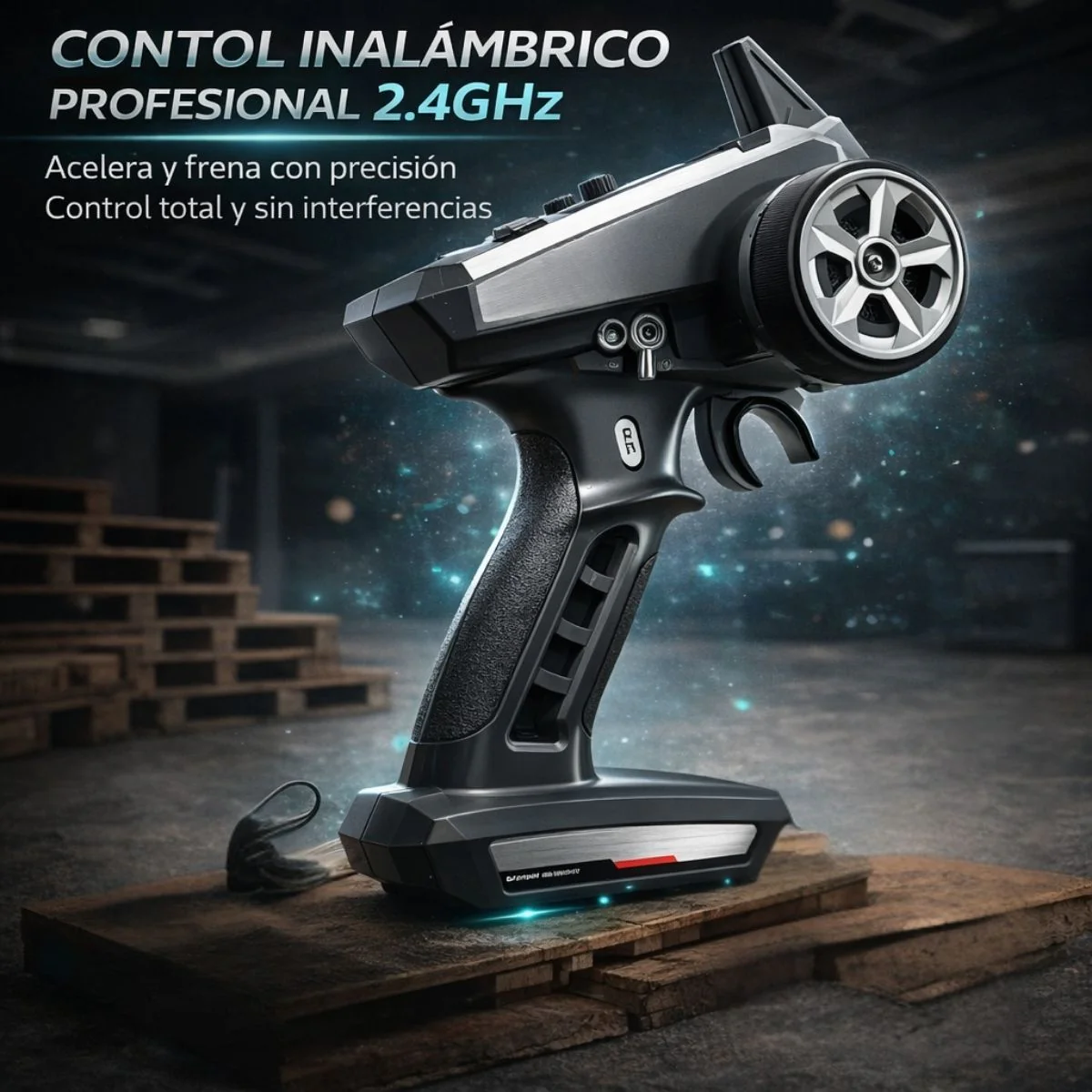 Juguete Carro Todoterreno A Control Remoto 1:16 4WD De Alta Velocidad. Camioneta Off Road Con Luces LED Y Batería Recargable 16106 Pro. - Image 2