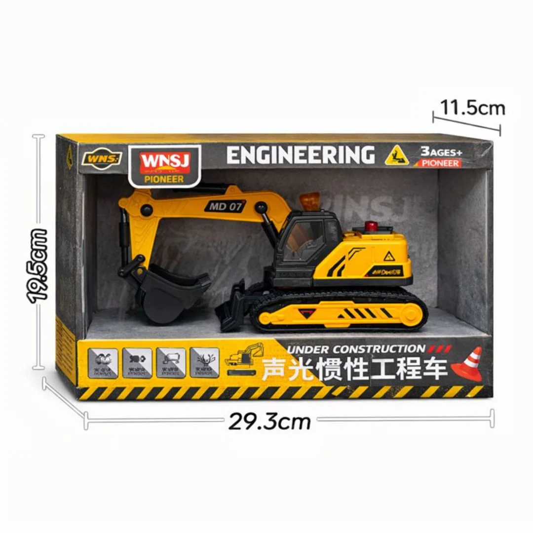 Juguete Excavadora Para Niños. Máquina De Construcción Brazo Articulado Y Cabina (29.3X19.5X11.5Cm). - Image 2