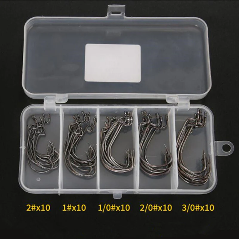 Kit De Anzuelos 50 Uds. #2-#3/0 - Image 2