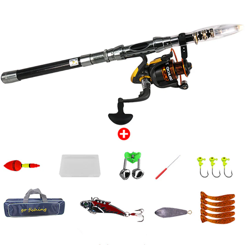 Kit De Pesca Caña Telescópica 2.1 M BOLSO - Image 14