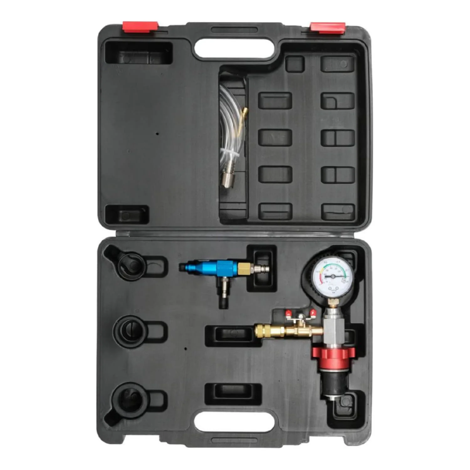 Kit De Relleno Al Vacío Del Sistema De Refrigeración Aire Acondicionado. 90 Psi, Consumo De Aire: 12CFM. Set De 6 Piezas.