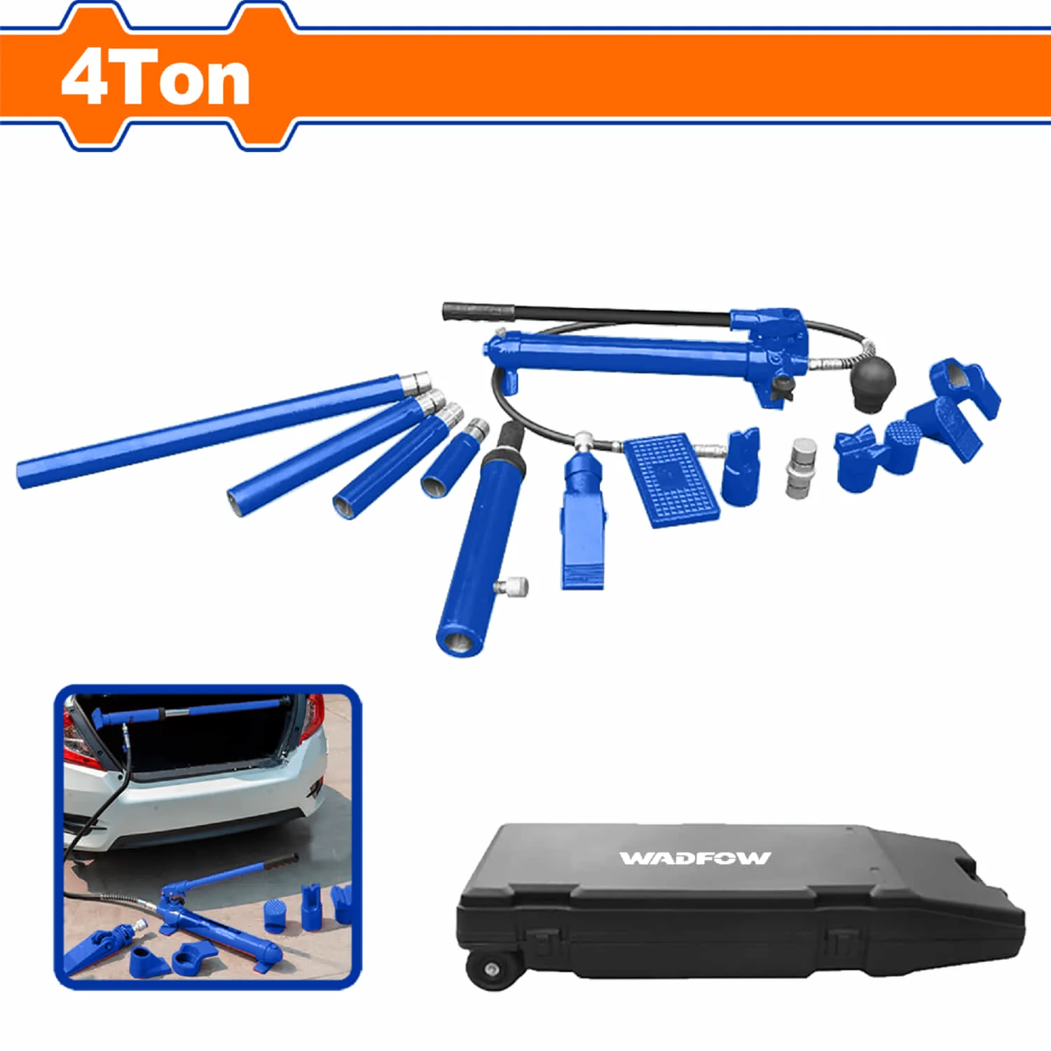 Kit De Reparación De Carroceria Hidráulica Para Autos 4Ton. Se Vende En Set. Gato Hidráulico Saca Golpes Reparador De Carroceria Chapisteria