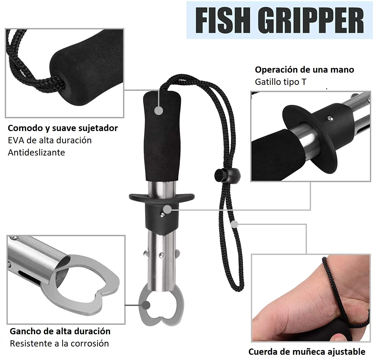 Kit Pesca Gancho Alicate Y Removedor Anzuelos - Image 3