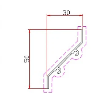 Lama De Louver En Foma De Z 50MM. Espesor 1.3 Mm. Largo 5.85 Mts. Acabado Anodizado Silver - Image 3
