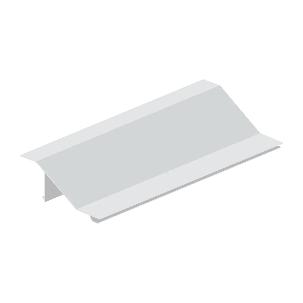 Lama De Louver En Foma De Z Para Clipar En Marco U127. Ancho 4" X 35 Mm. Espesor 1.0 Mm. Largo 5.85M