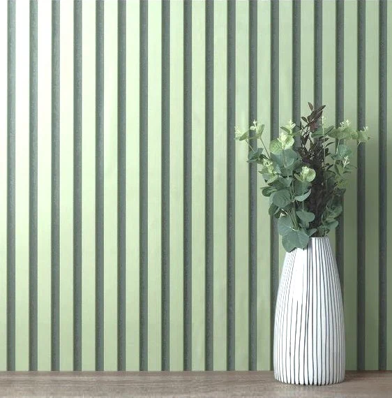Lámina Acanalada Decorativa WPC Verde Tomillo Pastel 24X160x2900 Mm - Image 2