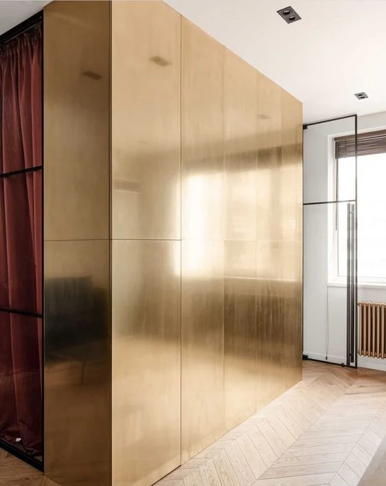Lámina De Acero Inoxidable WPC Bambú Gold Oro Decorativo Recortable 1.22M X 2.80M X 8Mm (Do It Yourself) - Image 2