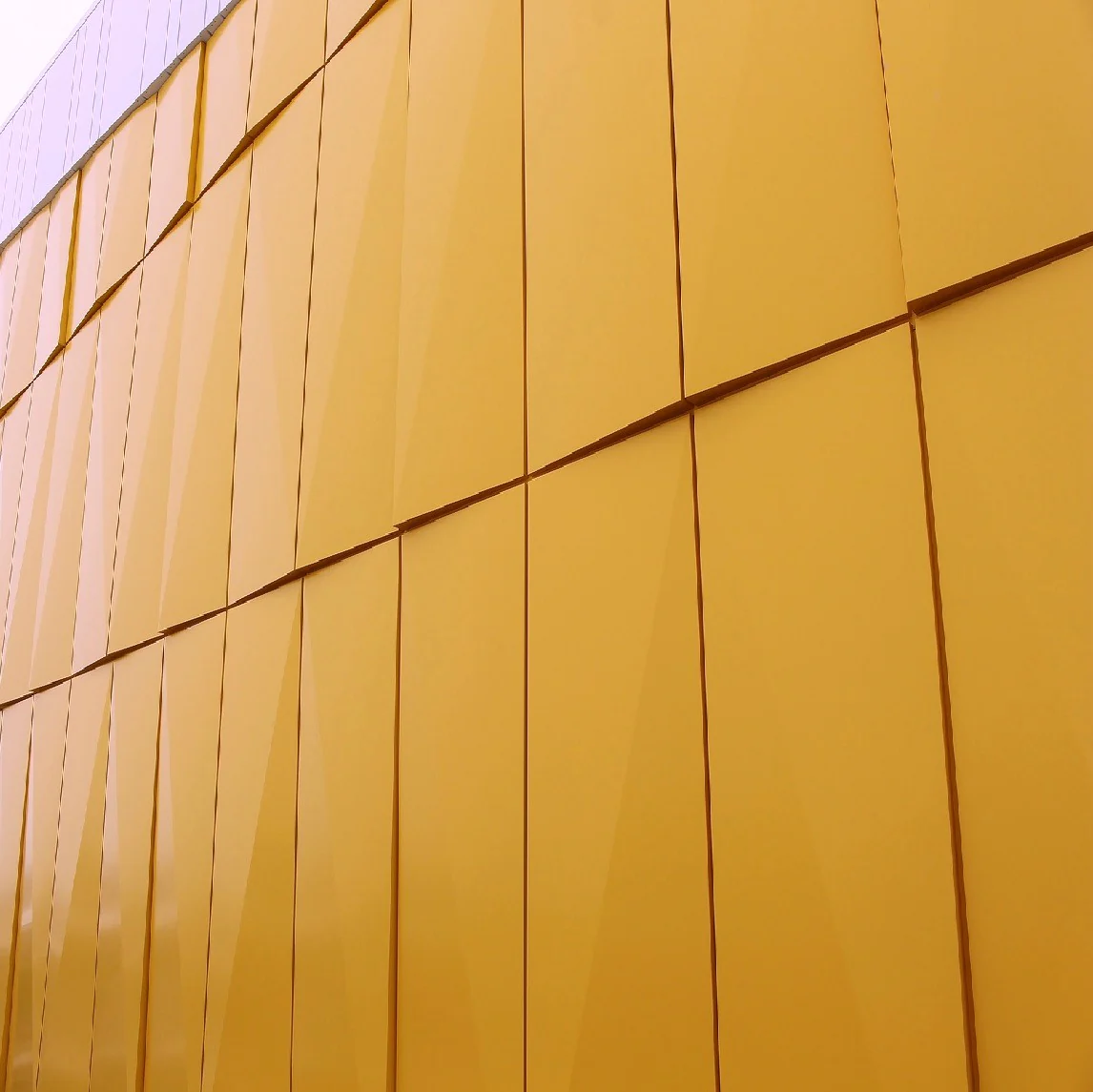 Lámina Alucobond ACM 4Mm PVDF 1.22X2.44M (4X8pies) Panel Revestimiento Exterior De Alta Calidad Color Amarillo Advertising B016 Aluminio Compuesto - Image 3