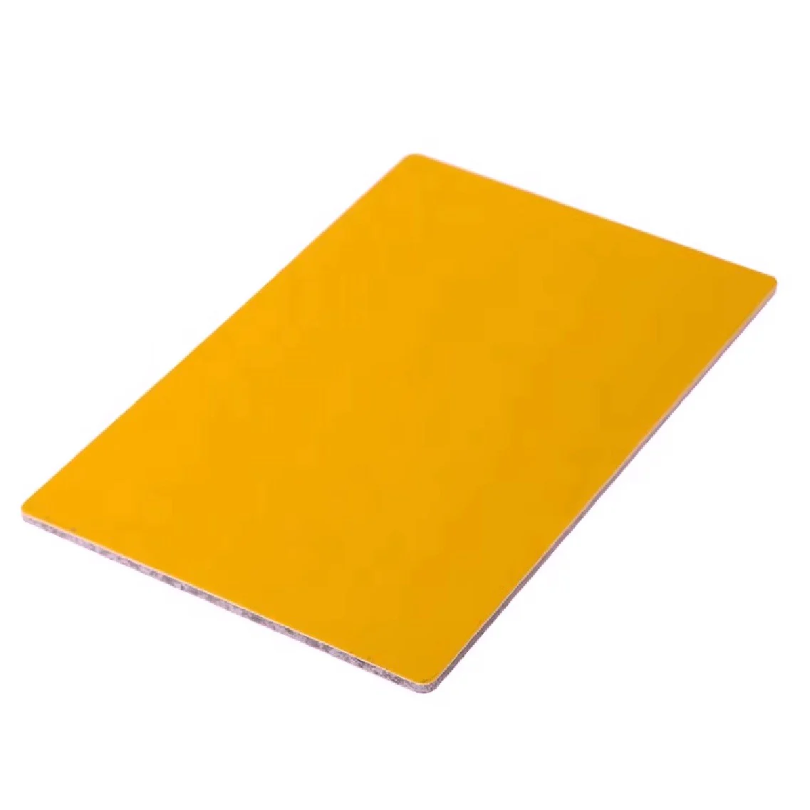 Lámina Alucobond ACM 4Mm PVDF 1.22X2.44M (4X8pies) Panel Revestimiento Exterior De Alta Calidad Color Amarillo Advertising B016 Aluminio Compuesto - Image 4