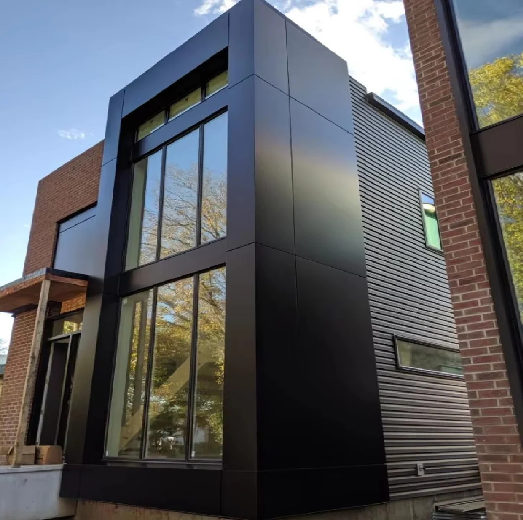 Lamina Alucobond ACM 4Mm PVDF 1.22X2.44M (4X8pies) Panel Revestimiento Exterior De Alta Calidad Color Gris Oscuro B019 Aluminio Compuesto - Image 3