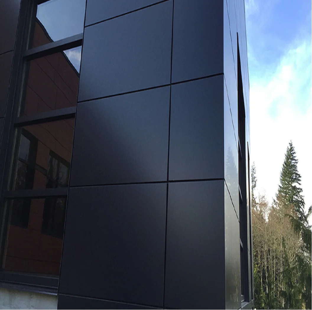 Lamina Alucobond ACM 4Mm PVDF 1.22X2.44M (4X8pies) Panel Revestimiento Exterior De Alta Calidad Color Gris Oscuro B019 Aluminio Compuesto - Image 4