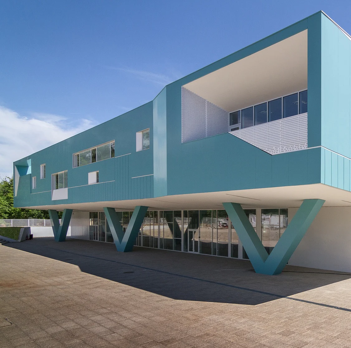 Lamina Alucobond ACM 4Mm PVDF 1.22X2.44M (4X8pies) Panel Revestimiento Exterior De Alta Calidad Color Verde Finland B035 Carbone - Image 3