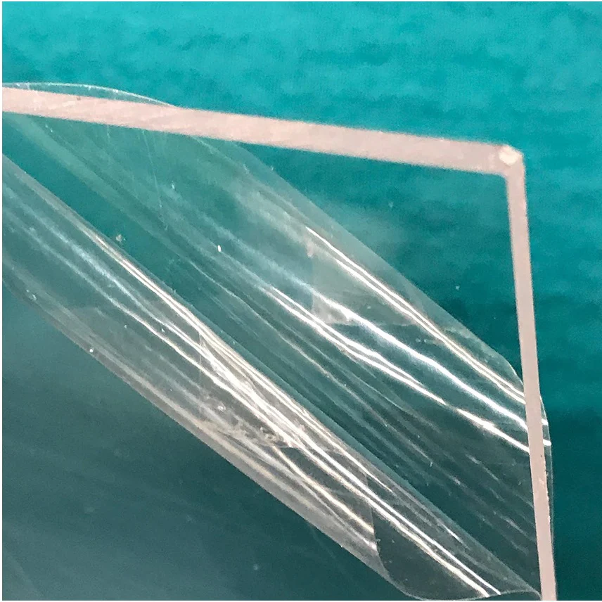 Láminas De Acrílico Transparentes 4´X 8´. PE Protectora Transparente En Ambas Caras - Image 2