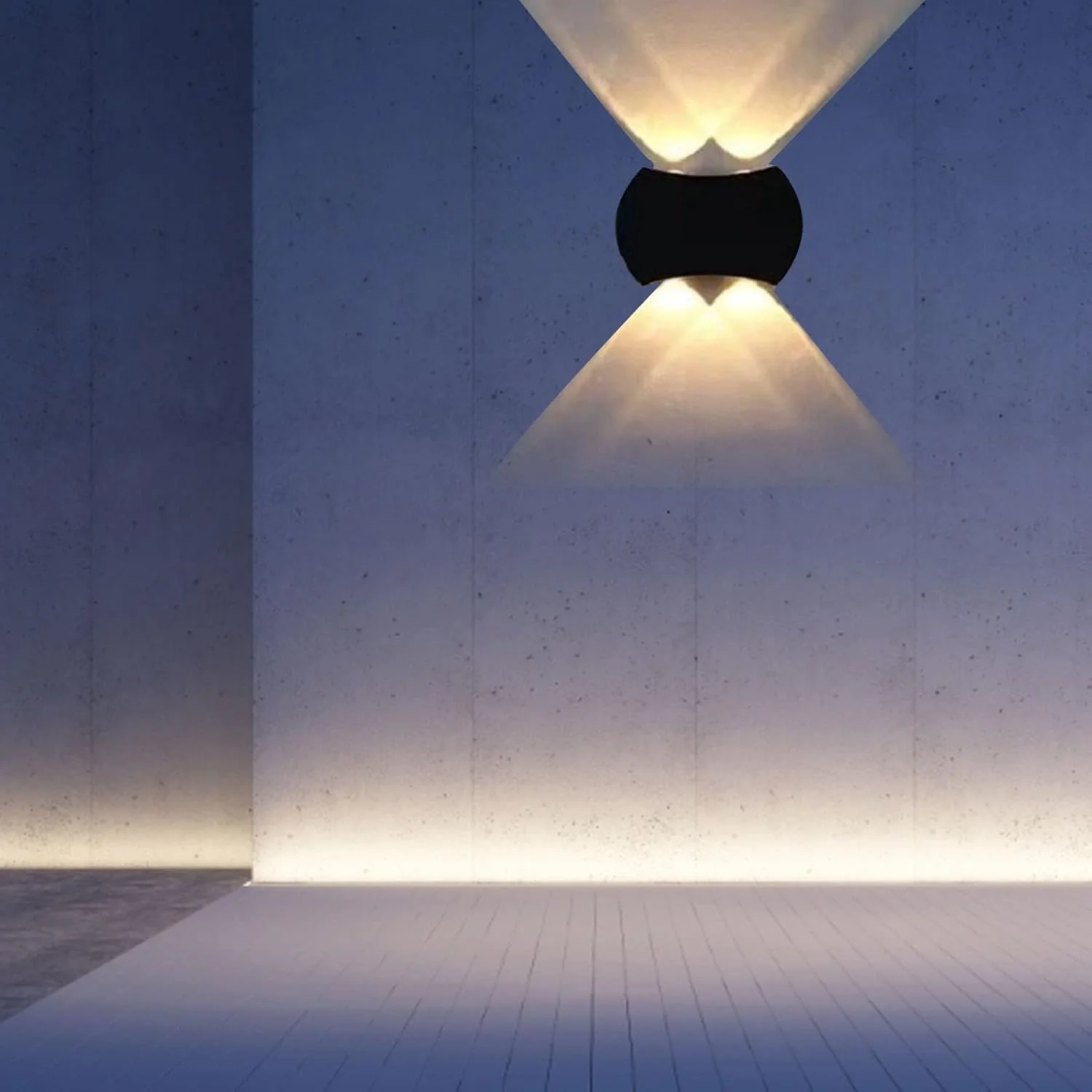 Lámpara De Pared Exterior Negra LED 4W 3000K 280 Lm, Iluminación Potente Y Luz Cálida Para Exteriores. Luminaria. - Image 2