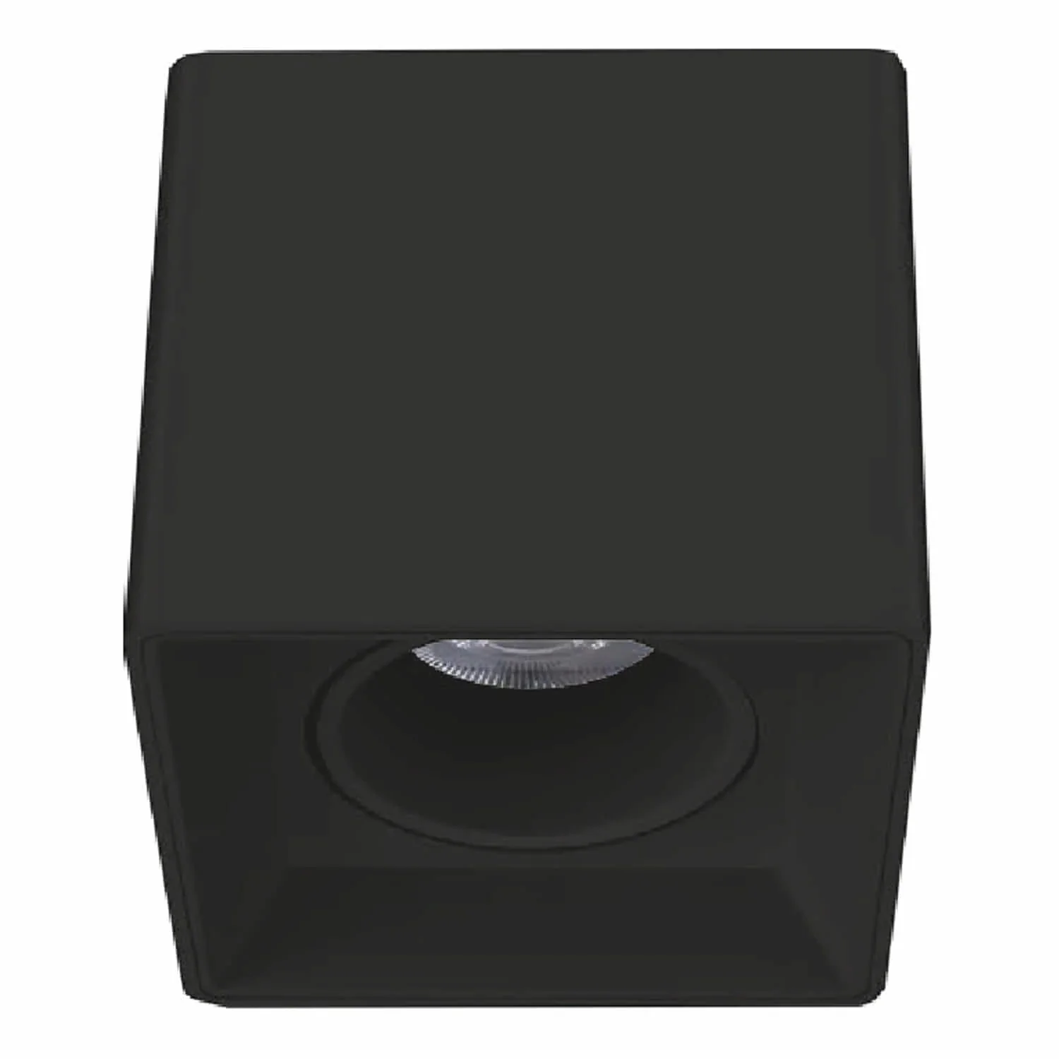 Lámpara De Techo Negra Base 1XGU10, Ajustable .Minimalista Ideal Interiores. Foco Cuadrado Ajustable. No Incluye Bombillo - Image 2
