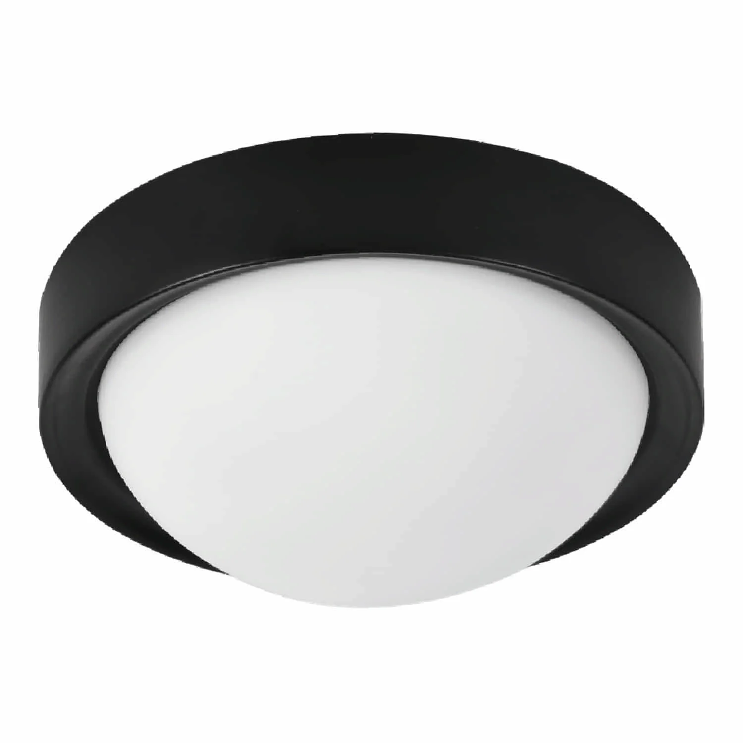 Lámpara De Techo Plafón Color Negro 1Xe27 250X100mm