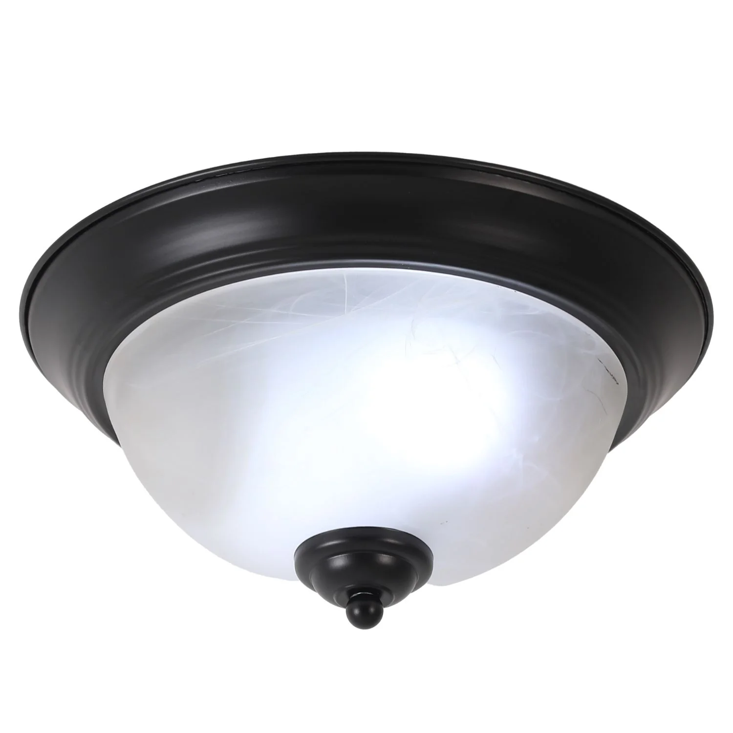 Lámpara De Techo Plafón Color Negro 2XE27 90-305V Diámetro 280Mm - Image 2