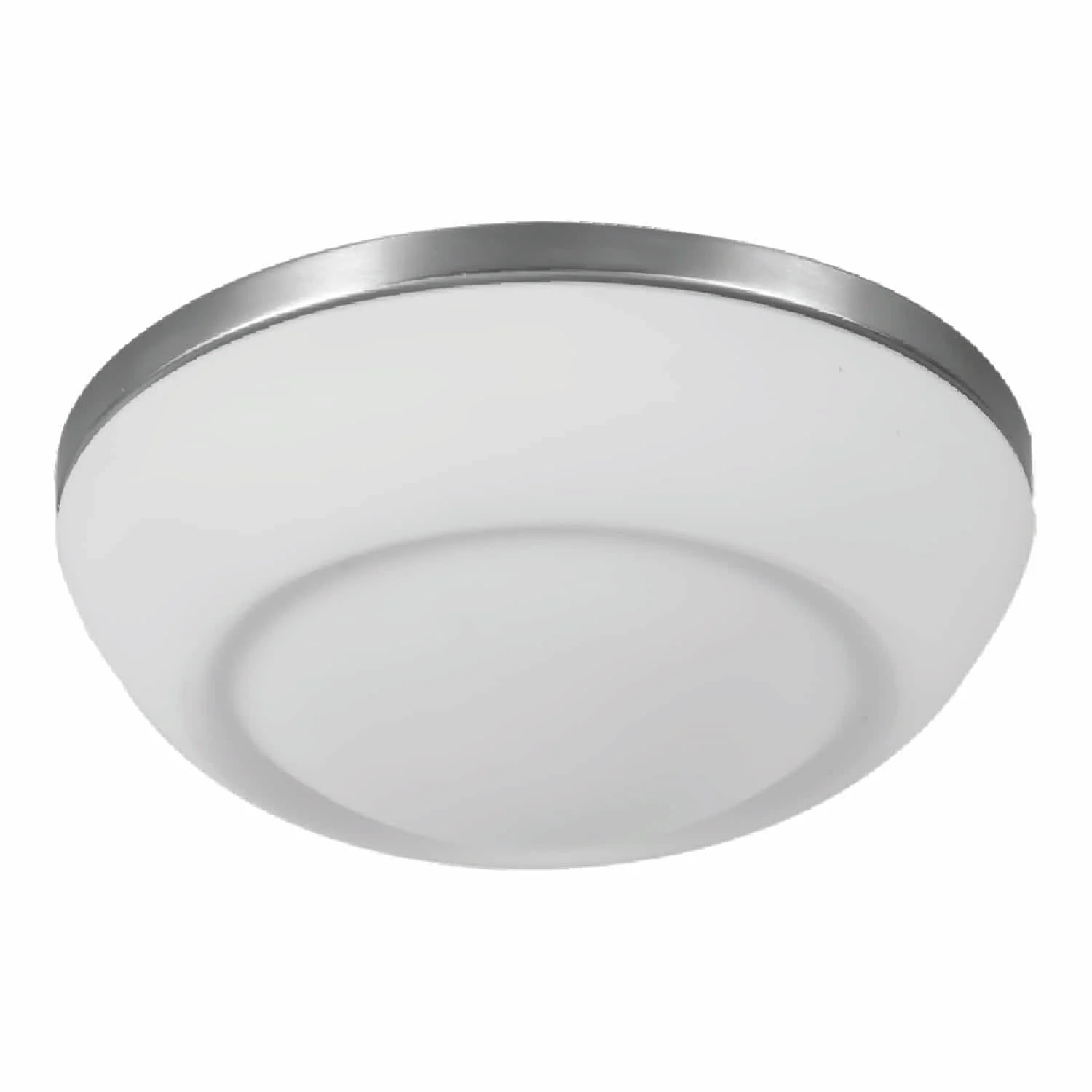 Lámpara De Techo Plafón Níquel Satinado 1XE27 230X100mm 110-240V Diseño Moderno En Hierro Y Vidrio Para Interiores Contemporáneos. Lámpara De Superficie. - Image 2