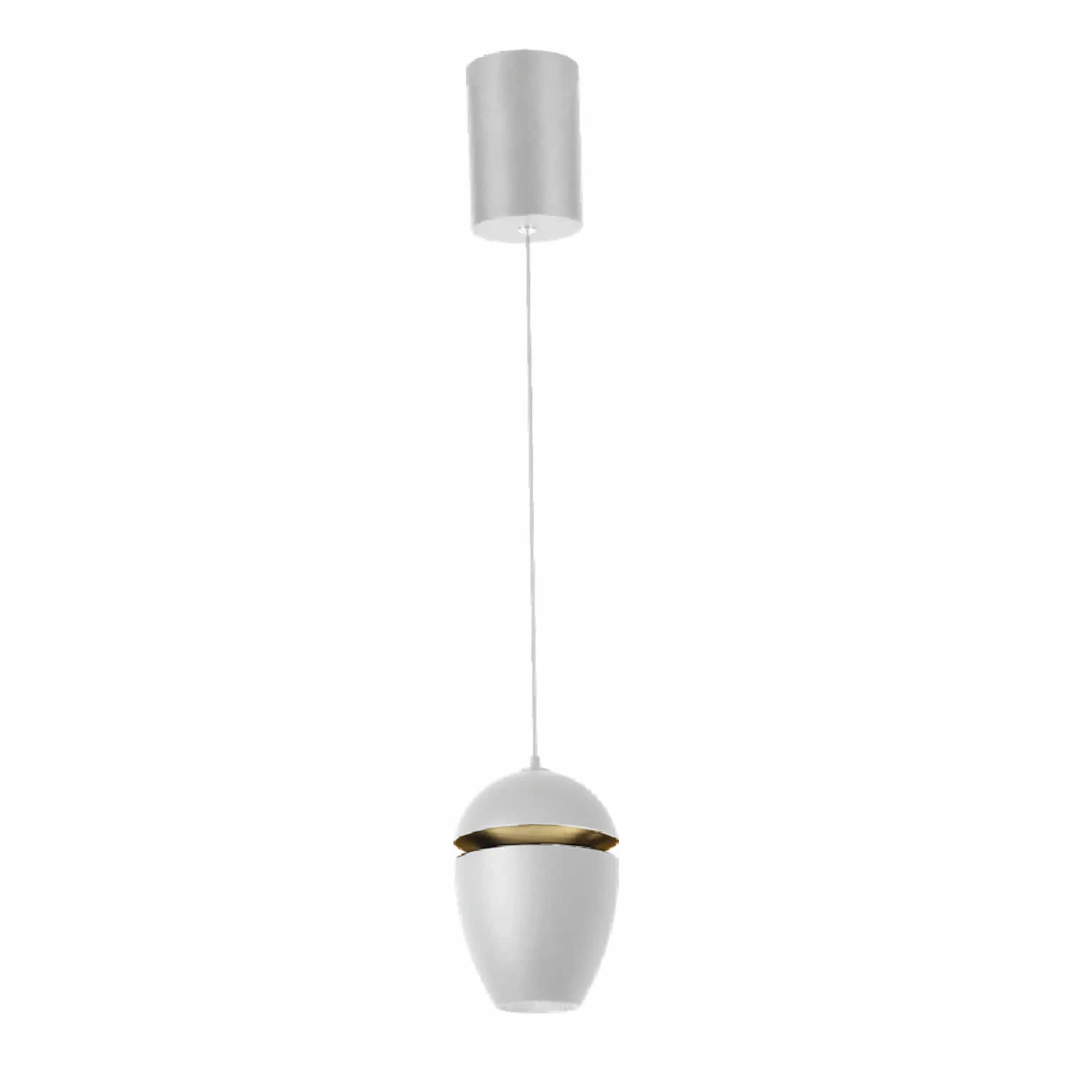 Lámpara LED Colgante Estilo Nórdico Blanca 12W 1200 Lumens 3000K Luz Cálida 60X120mm Ideal Para Sala De Estar, Dormitorio, Mesita De Noche Y Habitaciones De Hotel. Lámpara Colgante Moderna. - Image 2