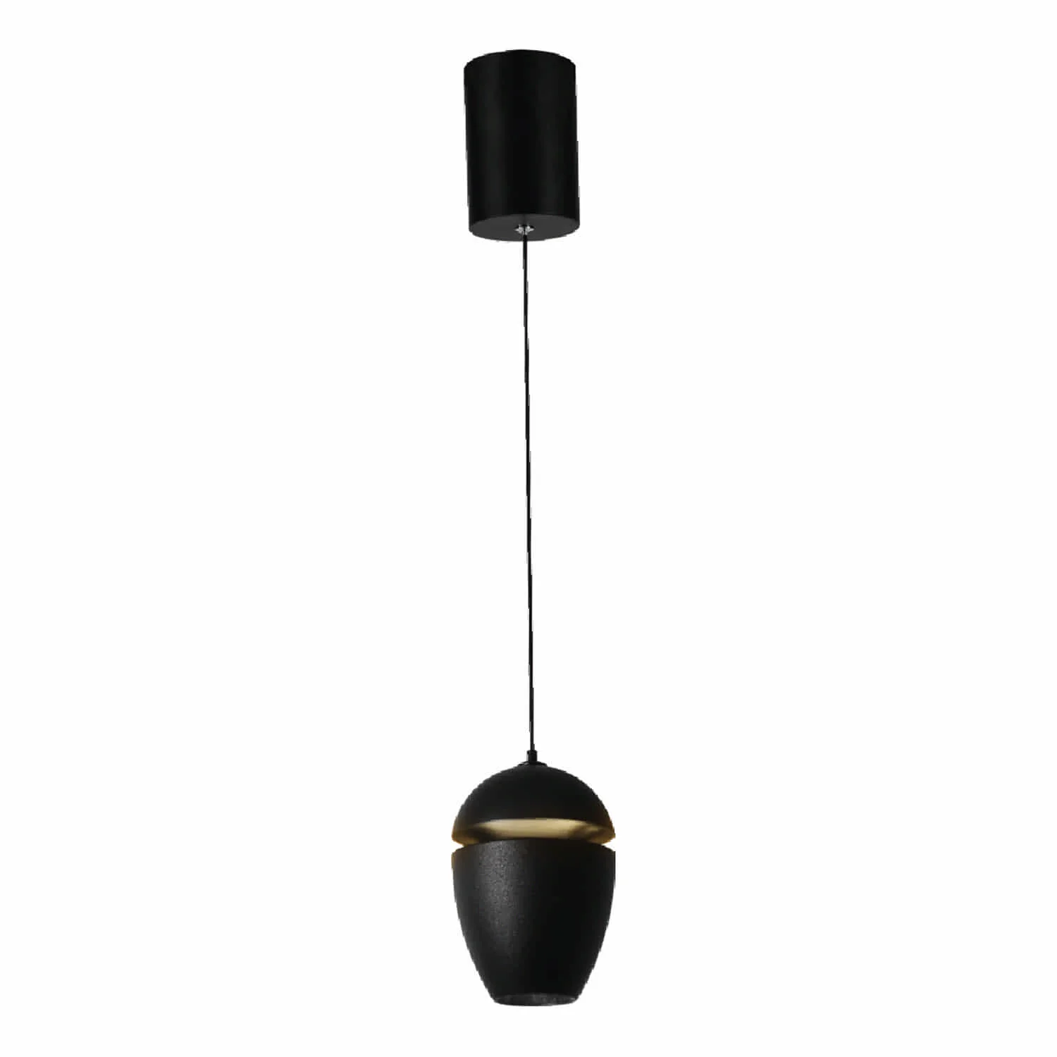 Lámpara LED Colgante Estilo Nórdico Negra 12W 1200 Lumens 3000K 60X120mm Ideal Para Sala De Estar, Dormitorio, Mesita De Noche Y Habitaciones De Hotel. Lámpara Colgante Moderna. - Image 2