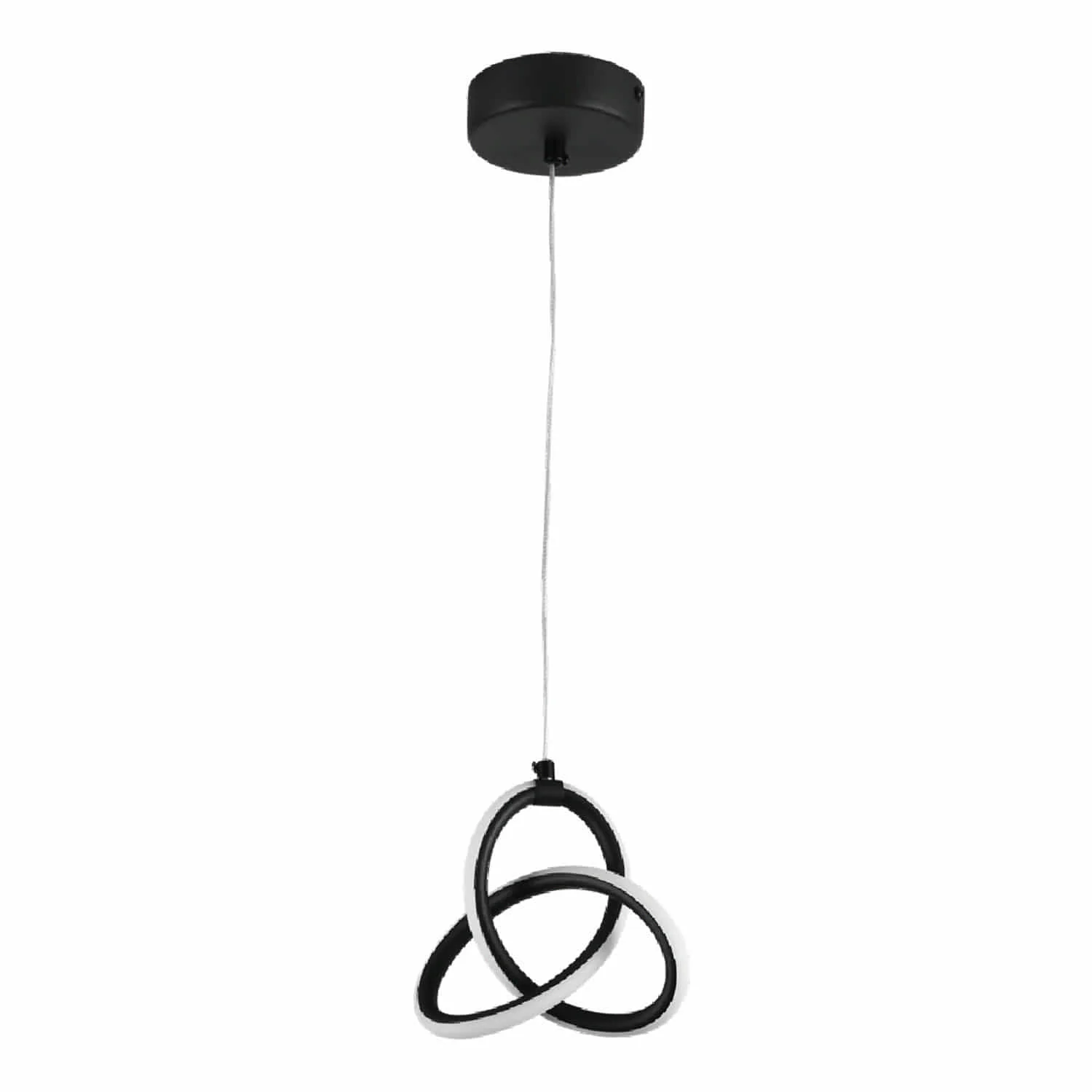 Lámpara LED Colgante Minimalista Negra 10W 900 Lumens 3000K 120X1200mm Elegancia Y Funcionalidad Para Comedores Y Salas De Estar. Lámpara LED Colgante Estilo Loft. - Image 2
