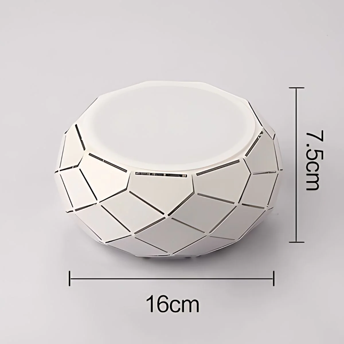 Lámpara LED De Techo Con Efecto Decorativo De Luz Geométrica. 5W. 6.2” (16Cm) Luz Blanca - Image 2