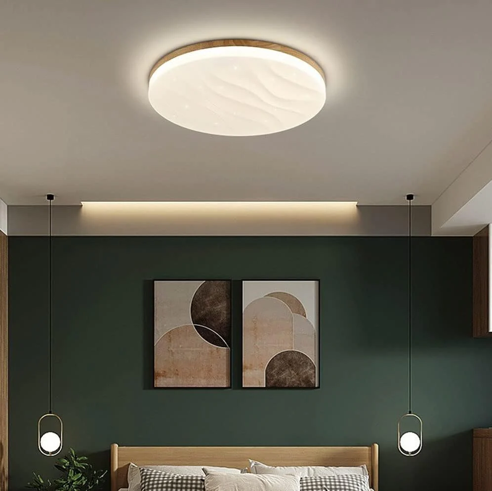 Lampara LED Decorativa Circular Diseño Relieve Plafon 50 Cm Diametro 3CCT 3000-6500K 19" (50Cm) 24W - Image 2