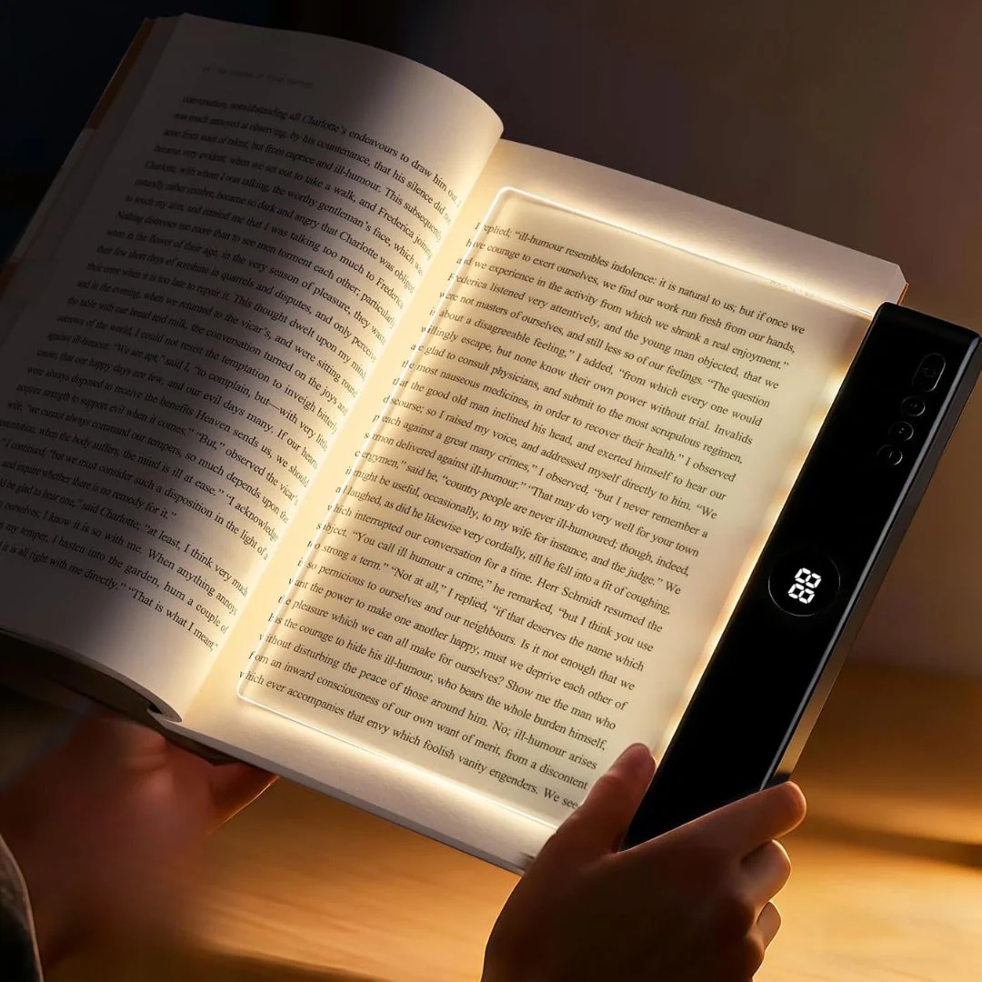 Lámpara LED Para Leer Recargable. Luz Nocturna Ideal Para Lectura Con Temporizador Y 3 Tonos De Luz. Batería 1200Mah.