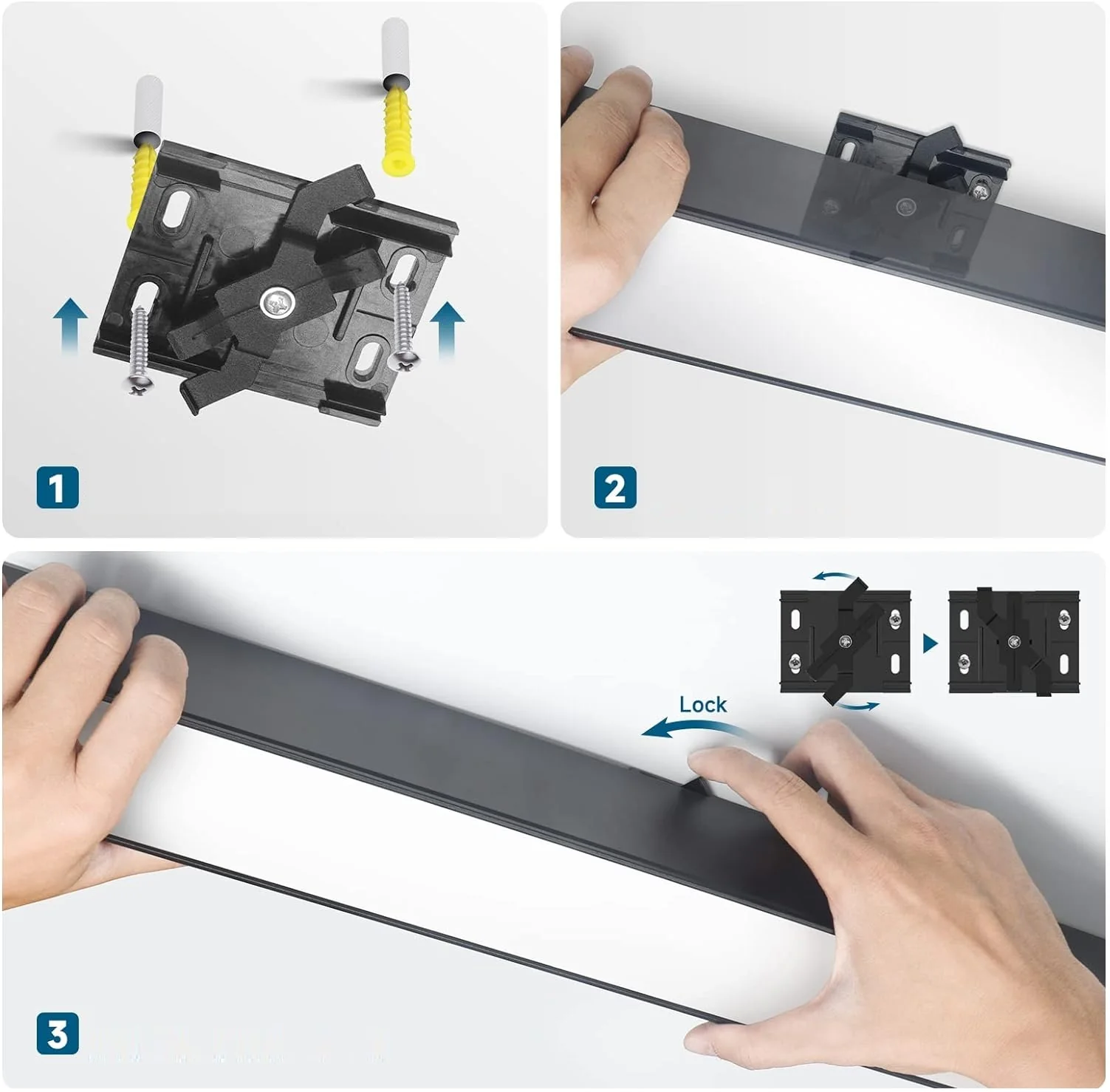 Lámpara Sistema Lineal Colgante LED Negra 40W CCT 4000 Lm. Puede Conectar Hasta 20 Lámparas Continuas - Image 3