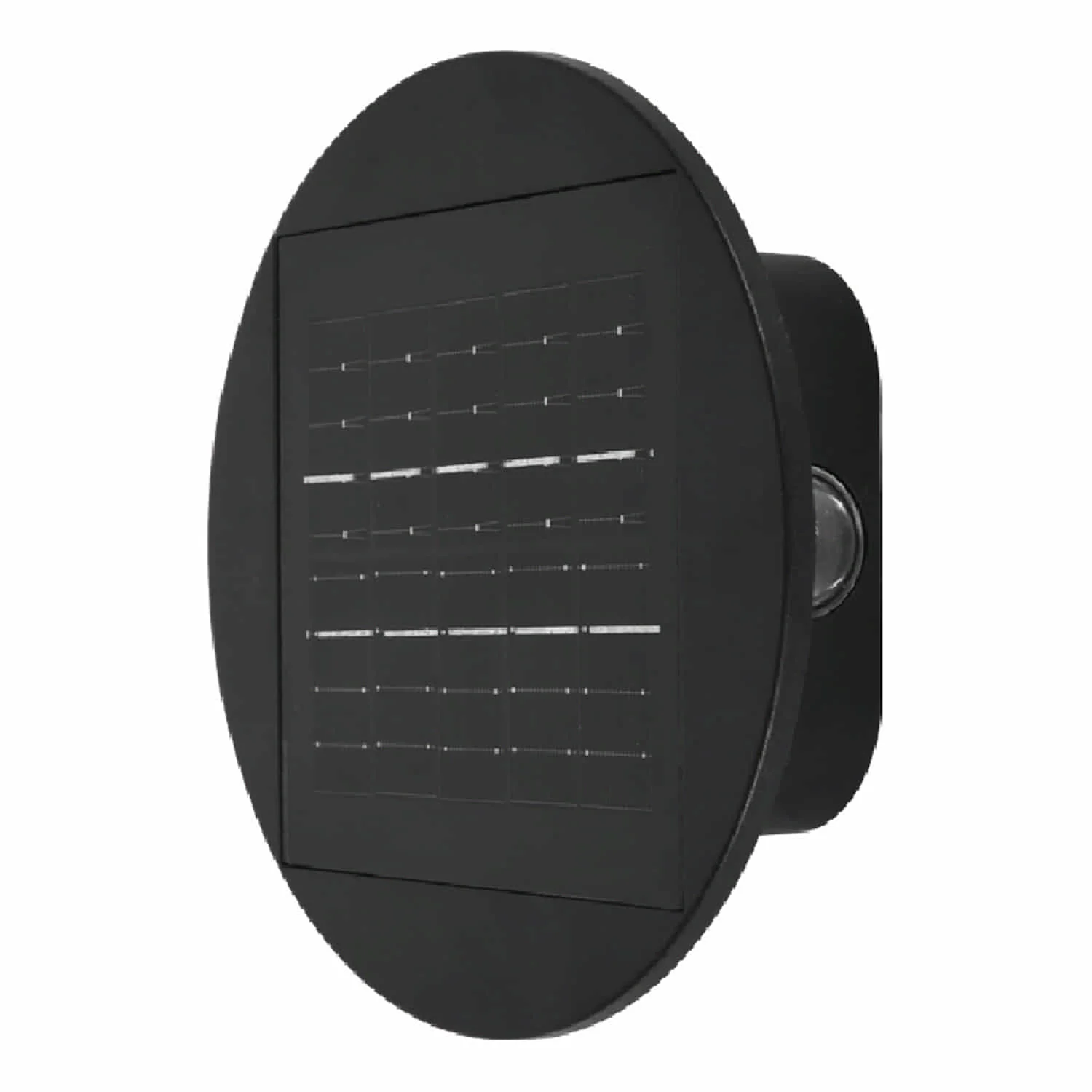 Lámpara Solar De Pared Para Exteriores 6W CCT, 500 Lms, Negro. Batería De Litio 3.7V, 2000Mah Y Panel Solar Integrado. Iluminación Sin Cables Para Jardines Y Patios. Reflector Solar Para Jardín. - Image 2
