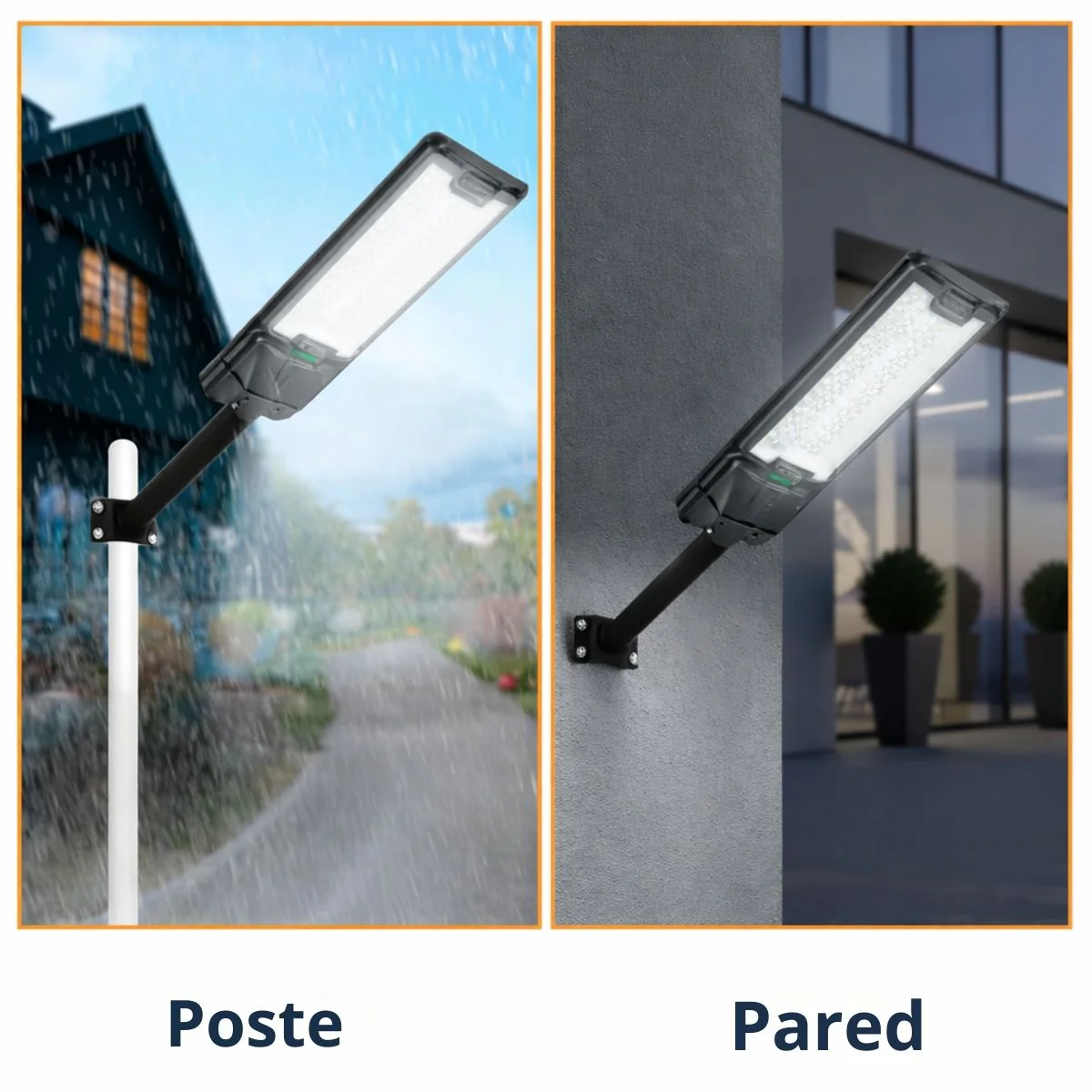 Lámpara Solar LED 300W 6500K 9000LM IP67 Con Sensor De Movimiento Y Control Remoto Para Poste O Pared - Image 3