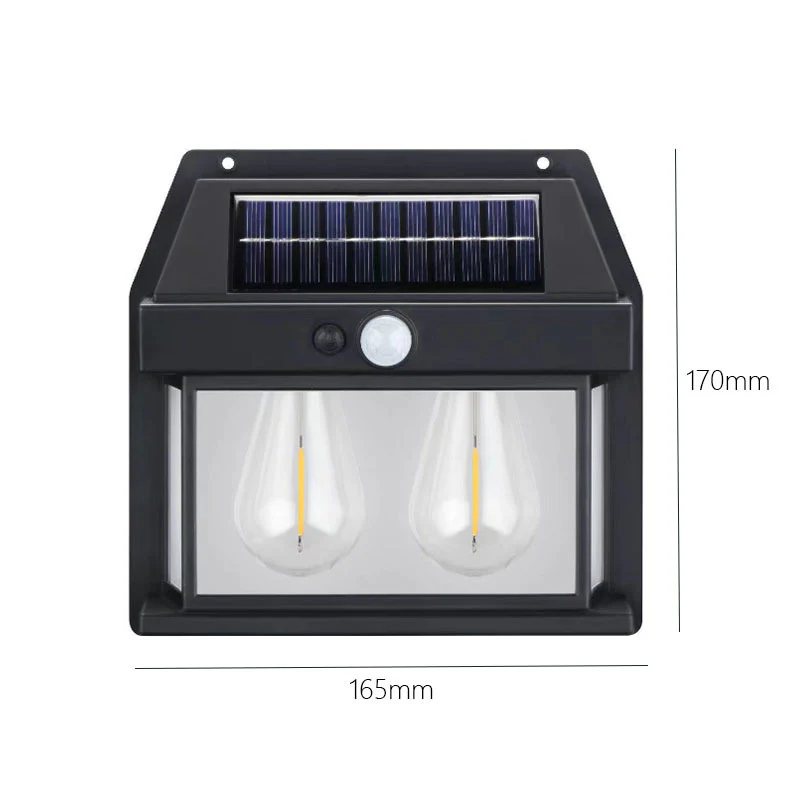 Lámpara Solar LED De Pared Con Sensor De Movimiento. Luz Exterior De  600 Lúmenes. 3 Niveles De Brillo. - Image 6
