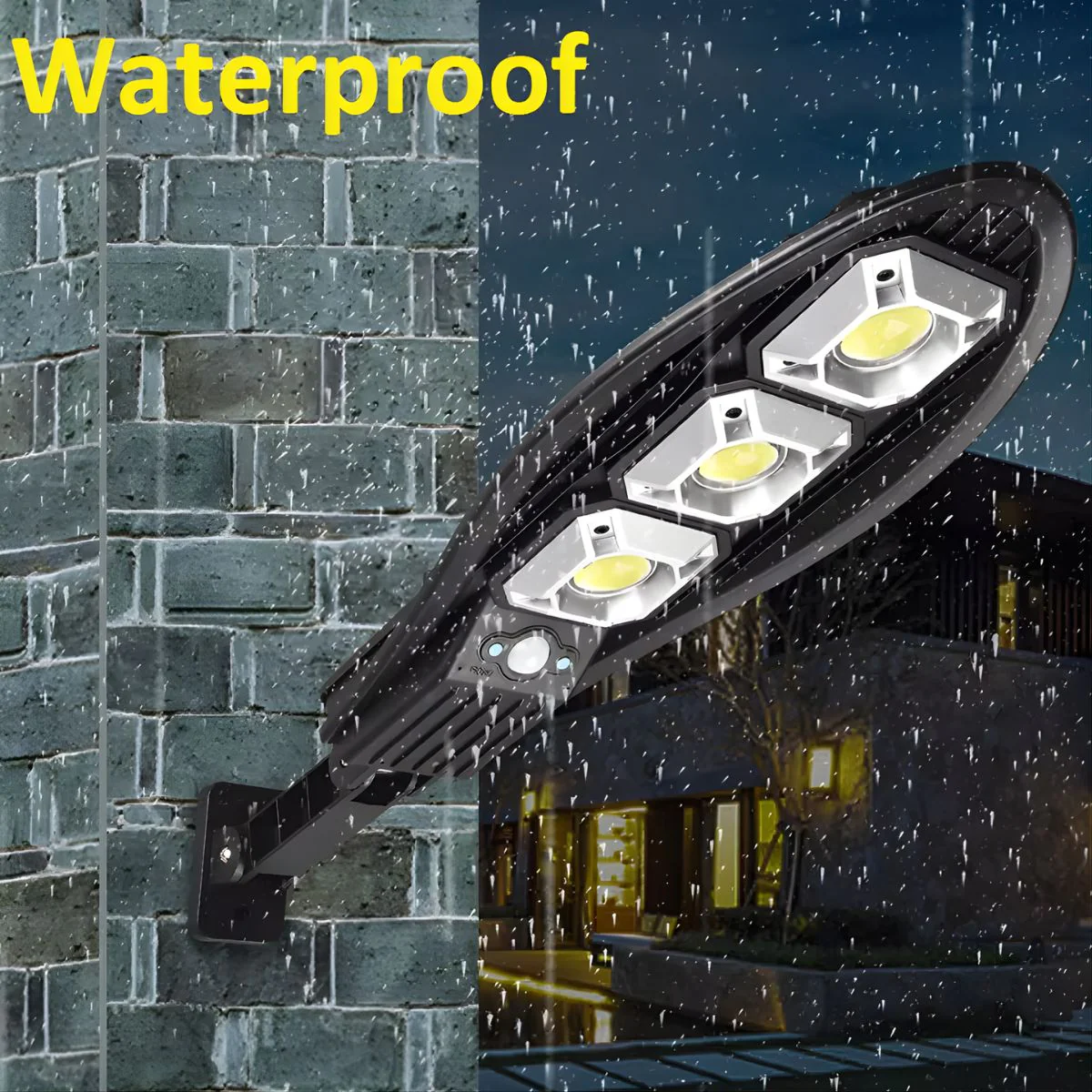 Lámpara Solar LED Para Exterior Con Sensor De Movimiento. Foco De Pared Con Luz Cálida Y Fría, Control Remoto Y Panel Solar. - Image 6