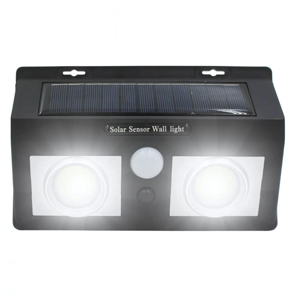 Lampara Solar LED Para Exterior Con Sensor De Movimiento. Foco De Pared Con Panel Solar. Luz Blanca Para Jardines O Patios. - Image 2