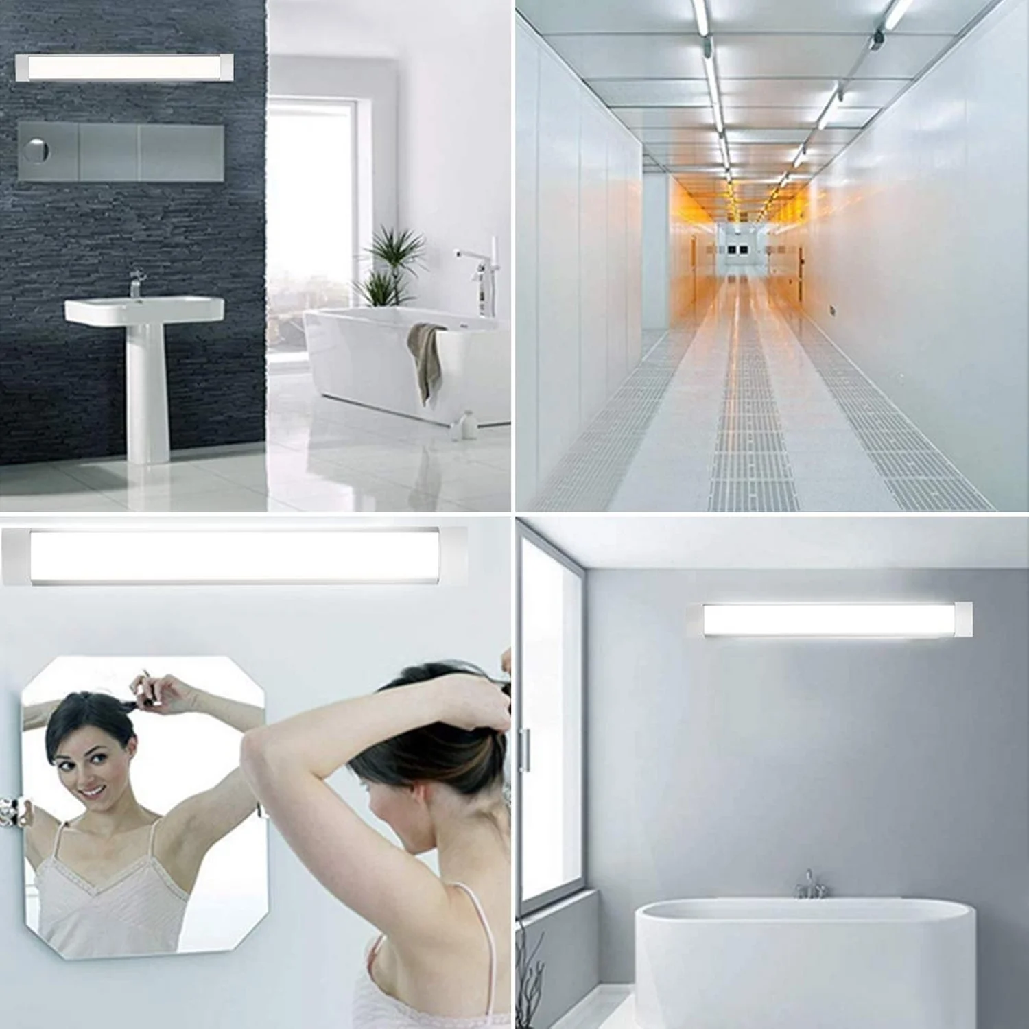 Lámparas LED Lineales Comerciales Colgantes Rectangulares De Sobreponer. 120Volt. 60Hz. - Image 4