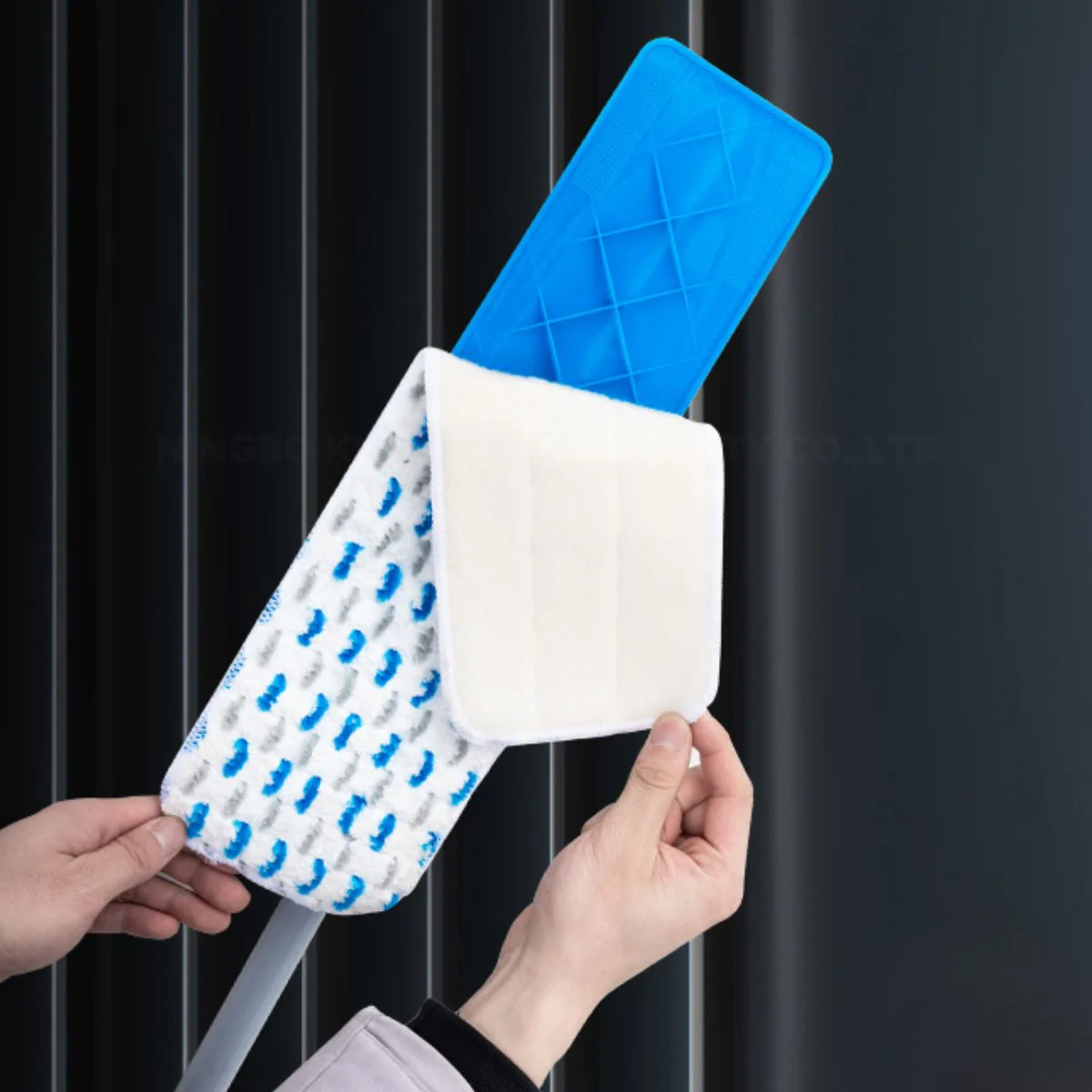 Lampazo Mopa Plana De Microfibra (38Cm) Con Mango Telescópico 70–120Cm. Trapeador Para Todo Tipo De Pisos. - Image 2