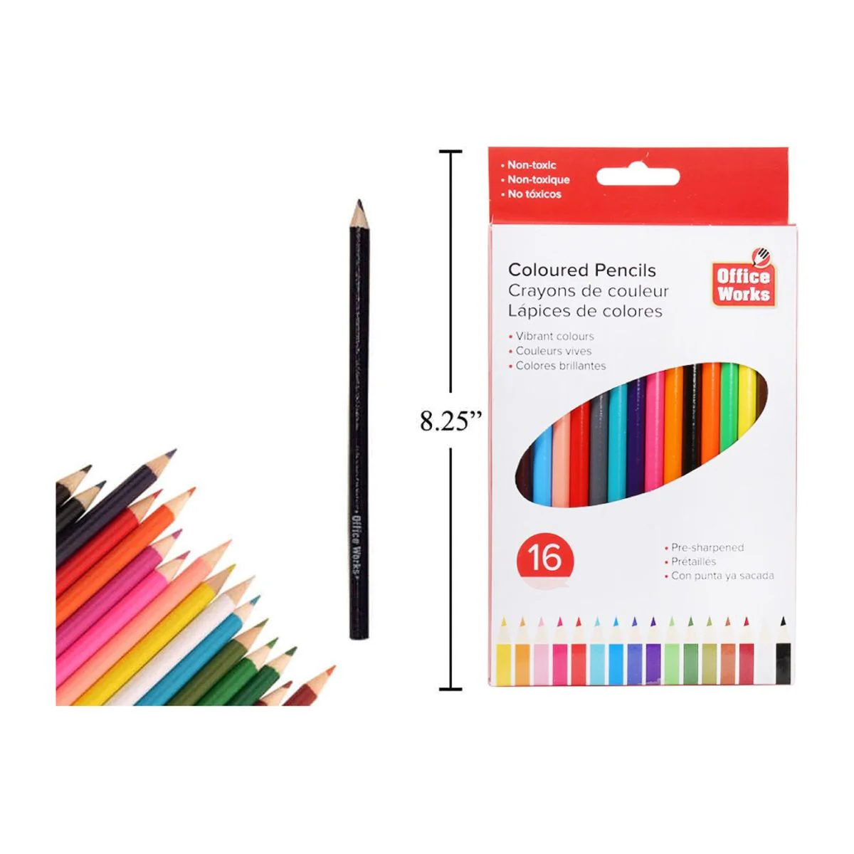 Lápices De Colores De Pintar De 16 Piezas, Caja De Ventana - Image 3