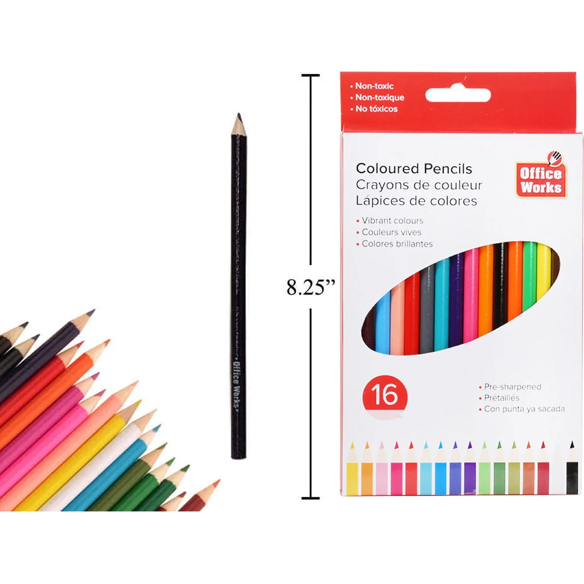 Lápices De Colores De Pintar De 16 Piezas, Caja De Ventana - Image 4