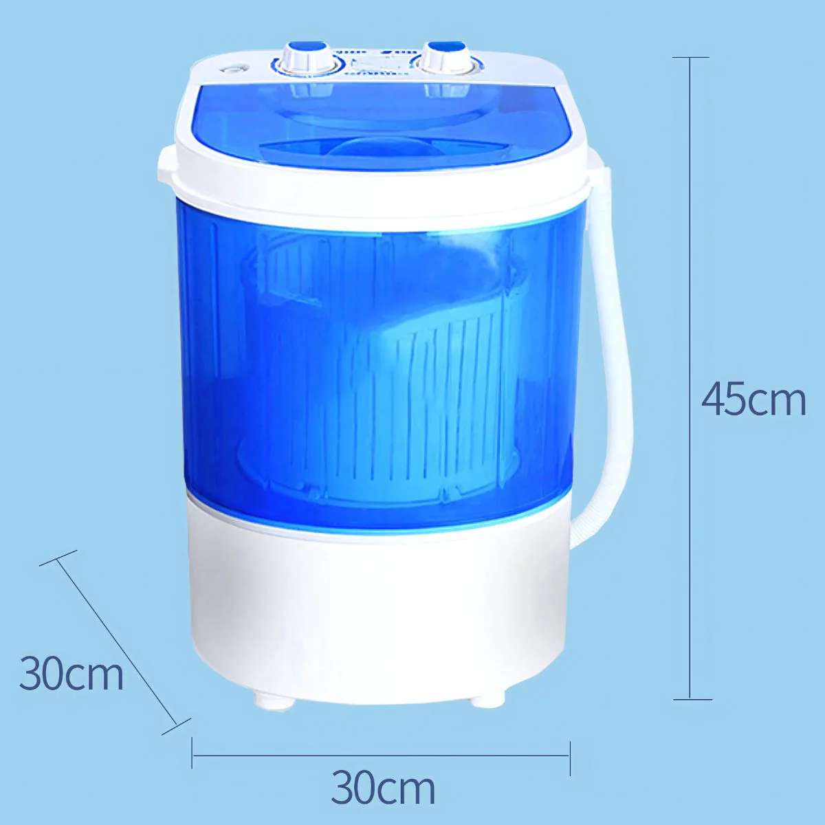 Lavadora Portátil 2Kg 110V. Compacta Y Eficiente Para Espacios Pequeños. Mini Lavado Semiautomático. - Image 5