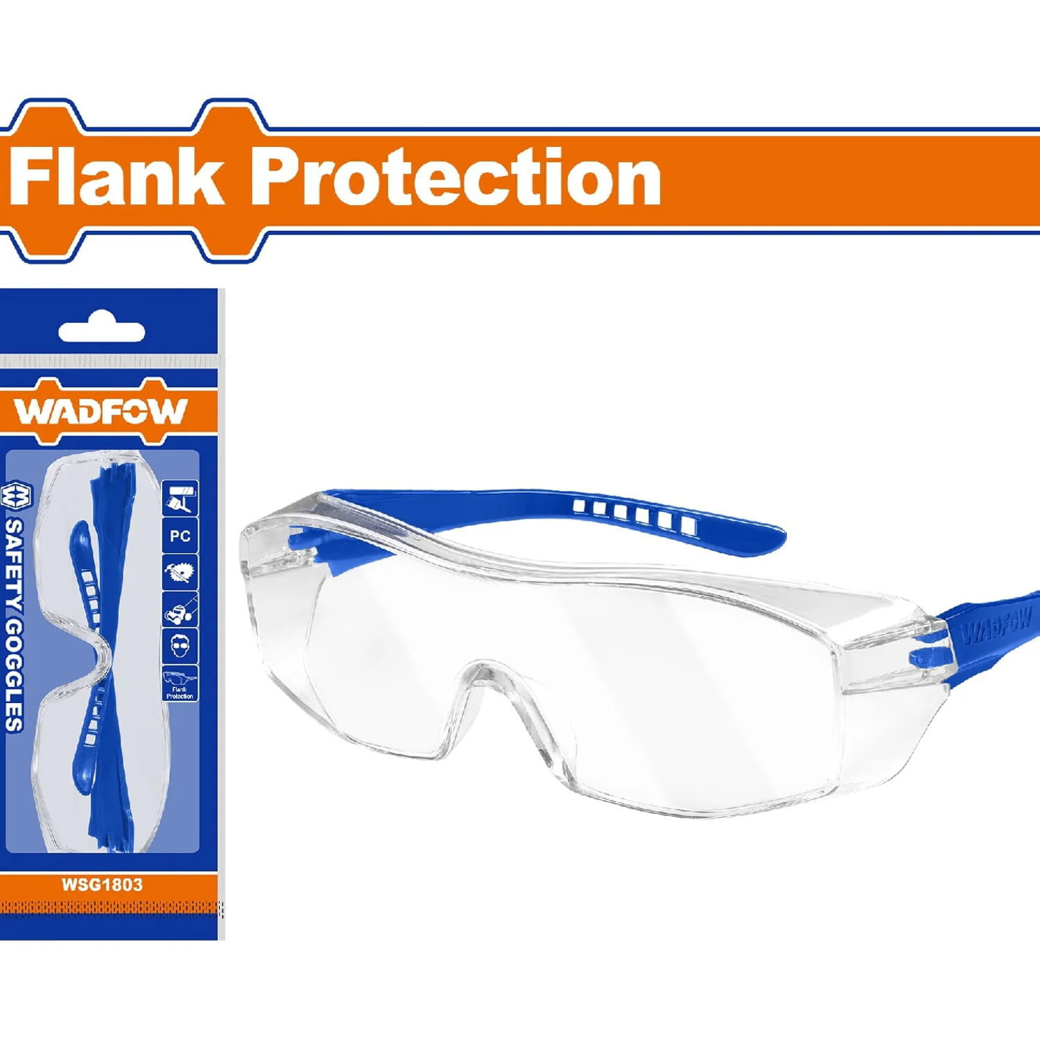 Lentes De Seguridad Transparentes Con Protección UV. Lentes Ajustables A Otras Lentes. - Image 2