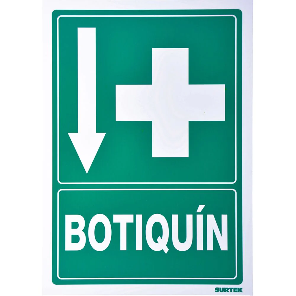 Letrero "Botiquín" Surtek - Image 2