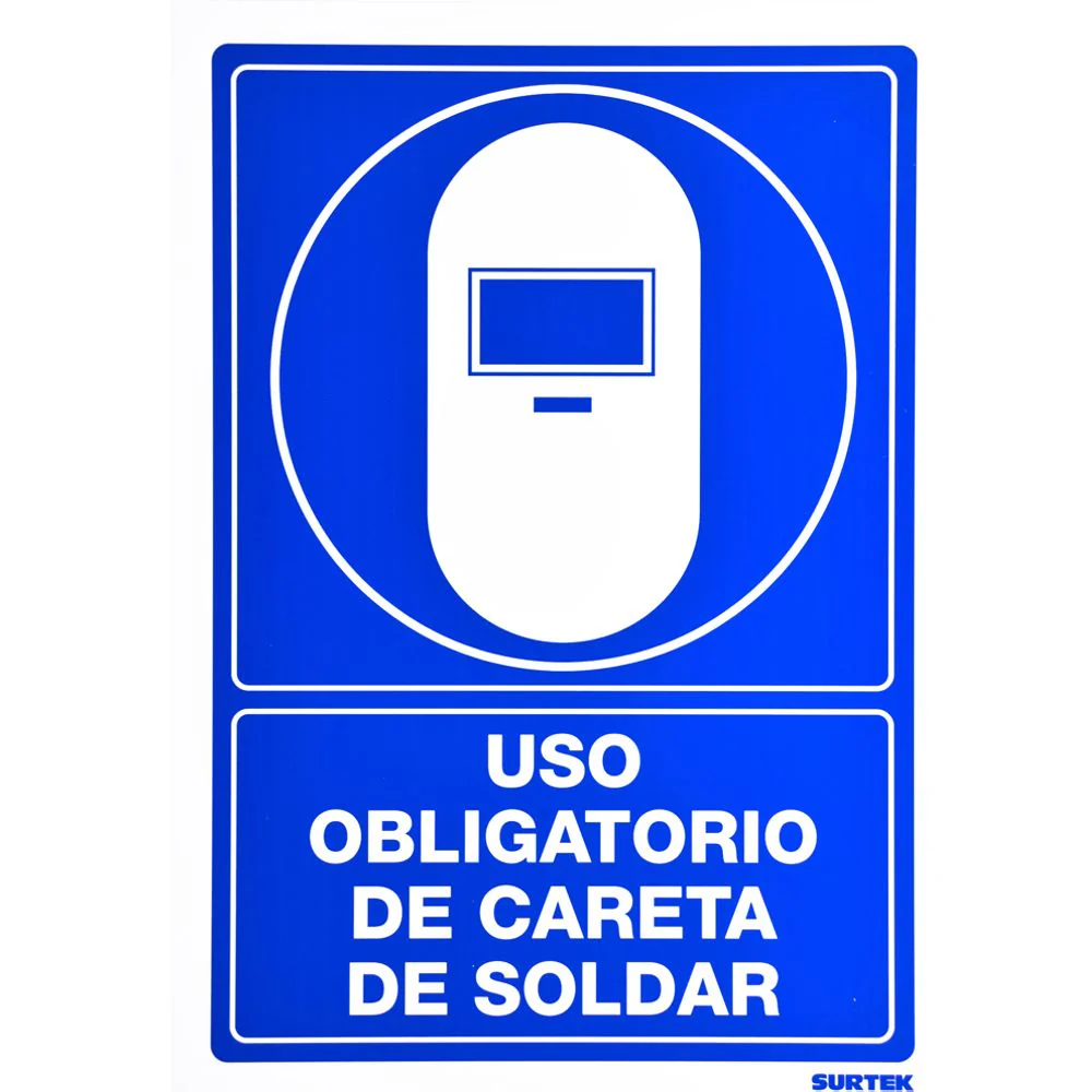Letrero "Careta De Soldar" Surtek - Image 4