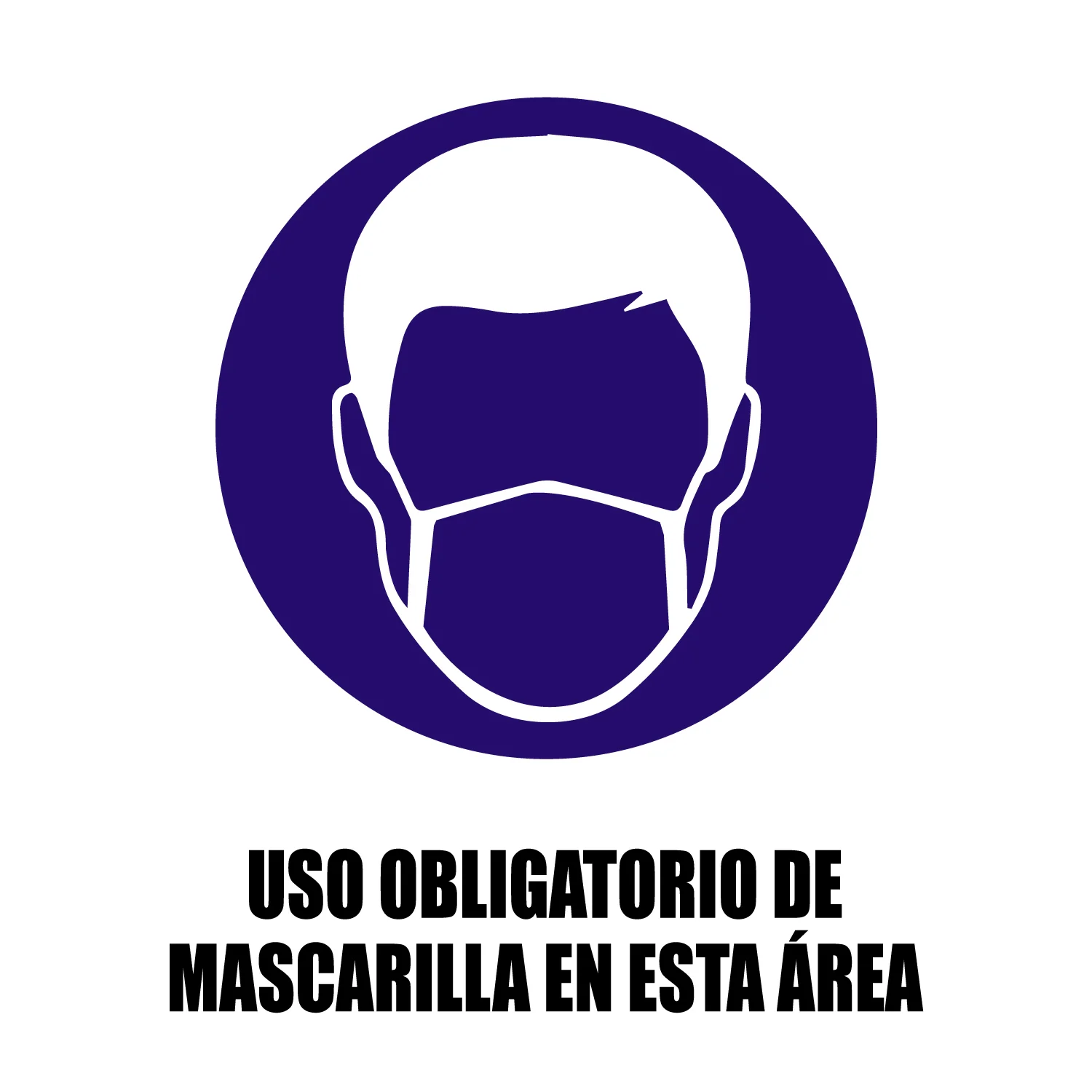 Letrero De Señalizacion Cuadrado Para Seguridad. Material Foam. Medidas 30 Cm X 30 Cm.